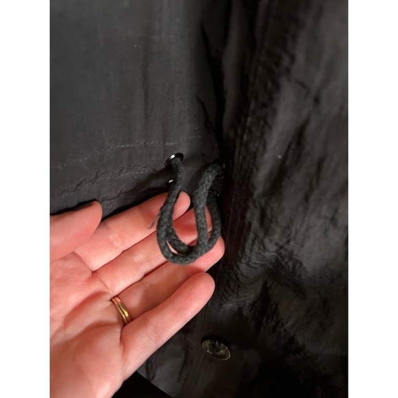 Rapport black lightweight trench coat womens size - Picture 9 of 15
